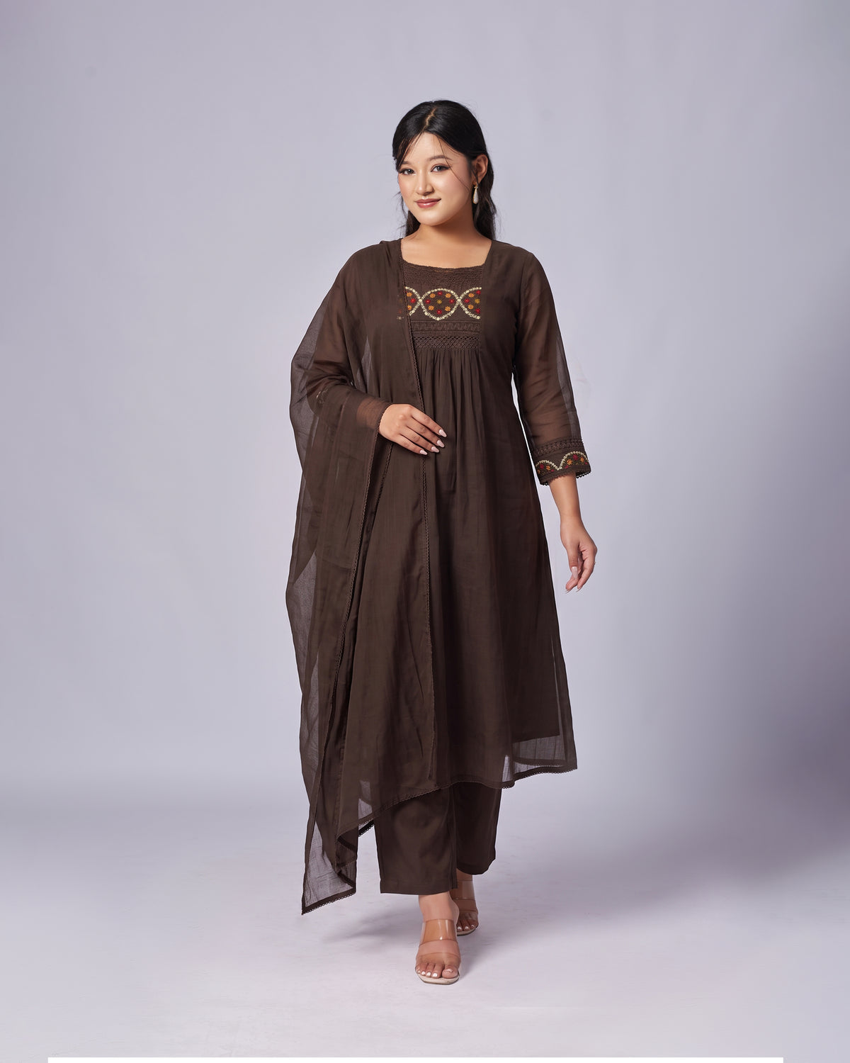 Malmal Cotton Kurthi Set
