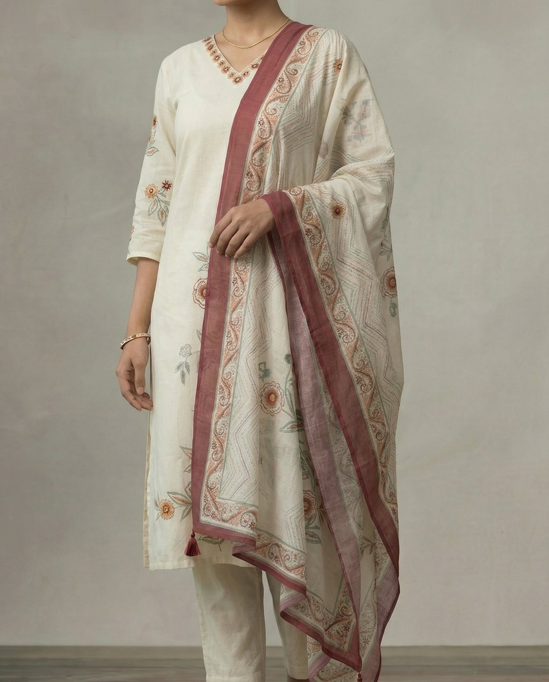 Mayju Blossom Grace Kurthi Set