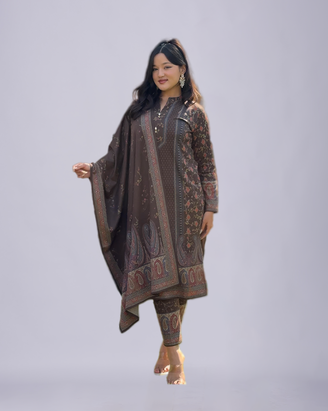 Winter Aura – Premium Pashmina Suit Set