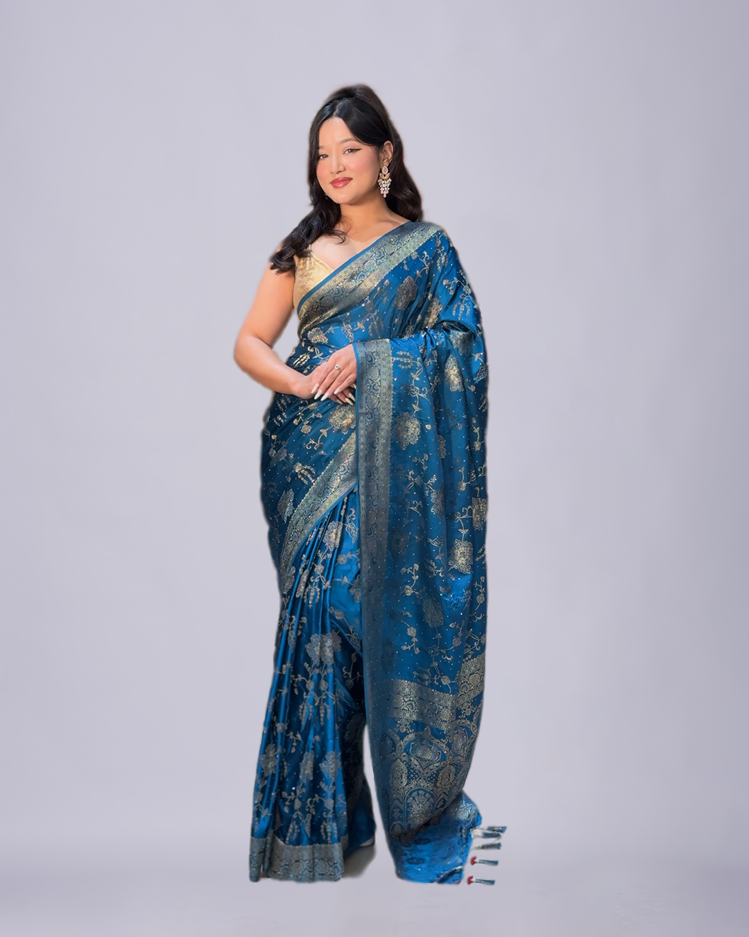 Royal Blue – Pure Banarasi Saree