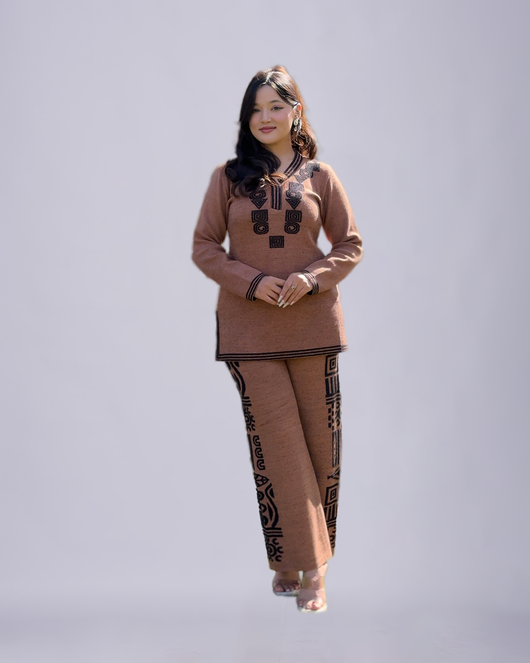 Coco Brown Elegance – Premium Co-ord Winter Set