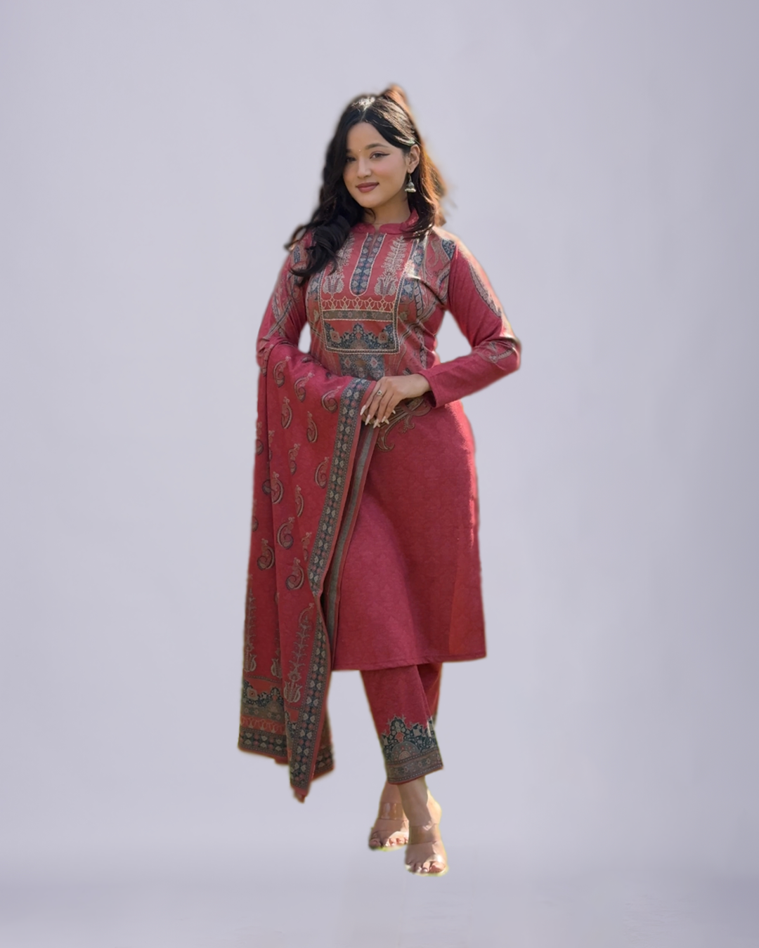 Pashmina Royal Weave – Premium Winter Suit Set