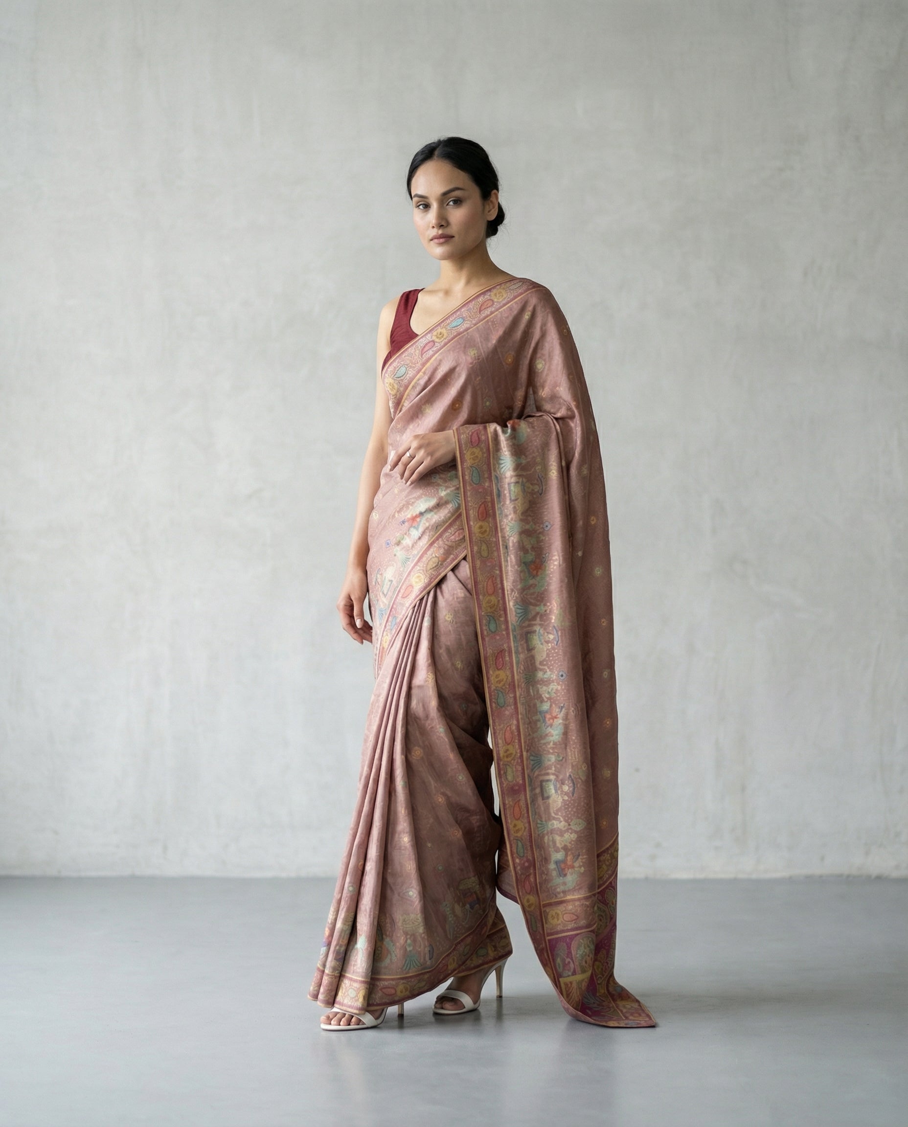 Pure Kanjivaram Silk Saree- By Mayju