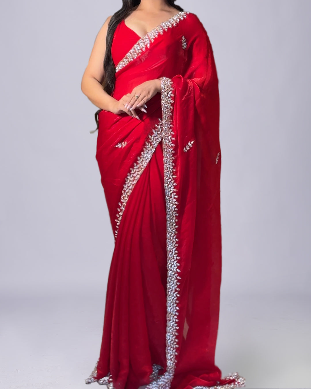 Scarlet Spark Organza Saree