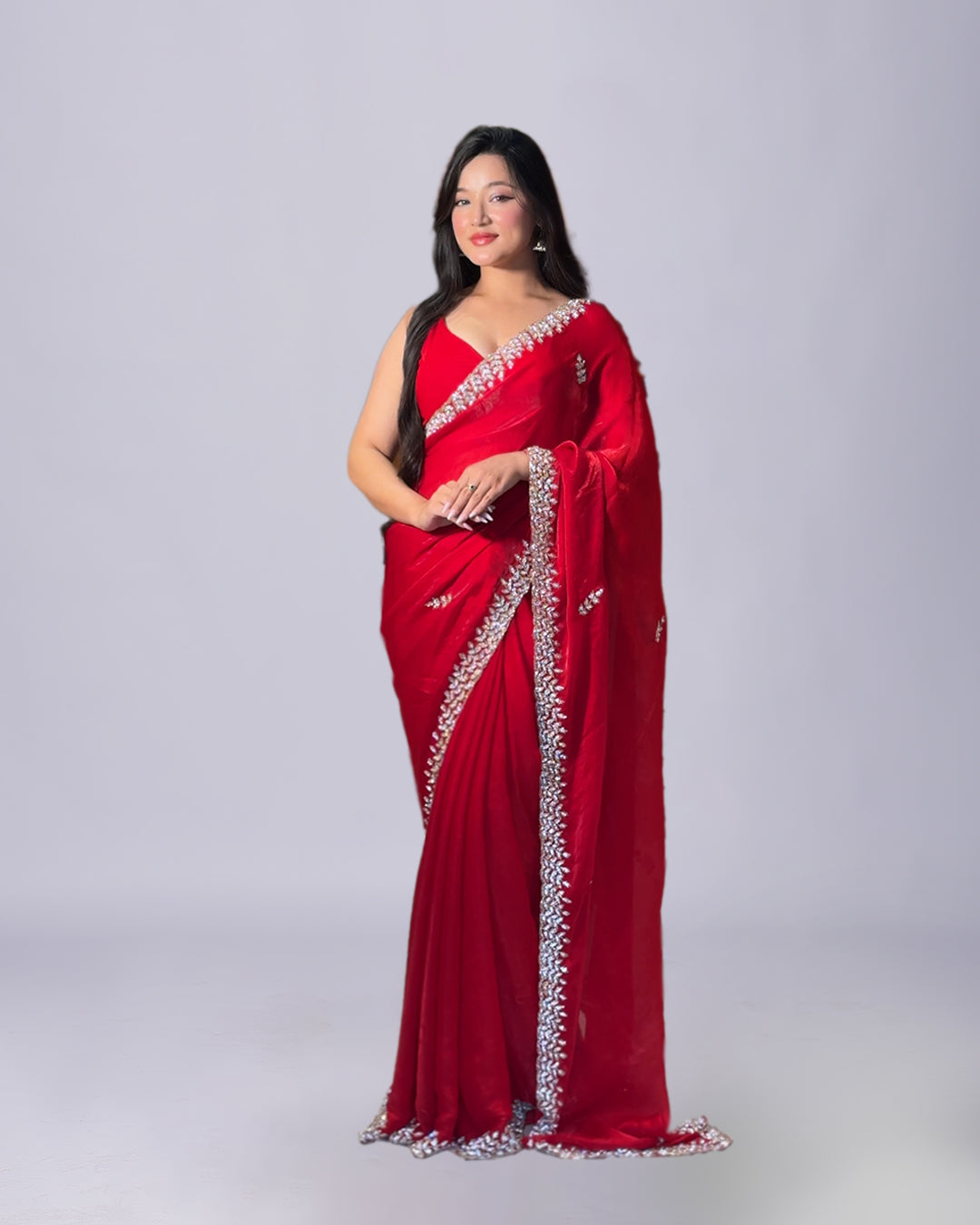 Scarlet Spark Organza Saree