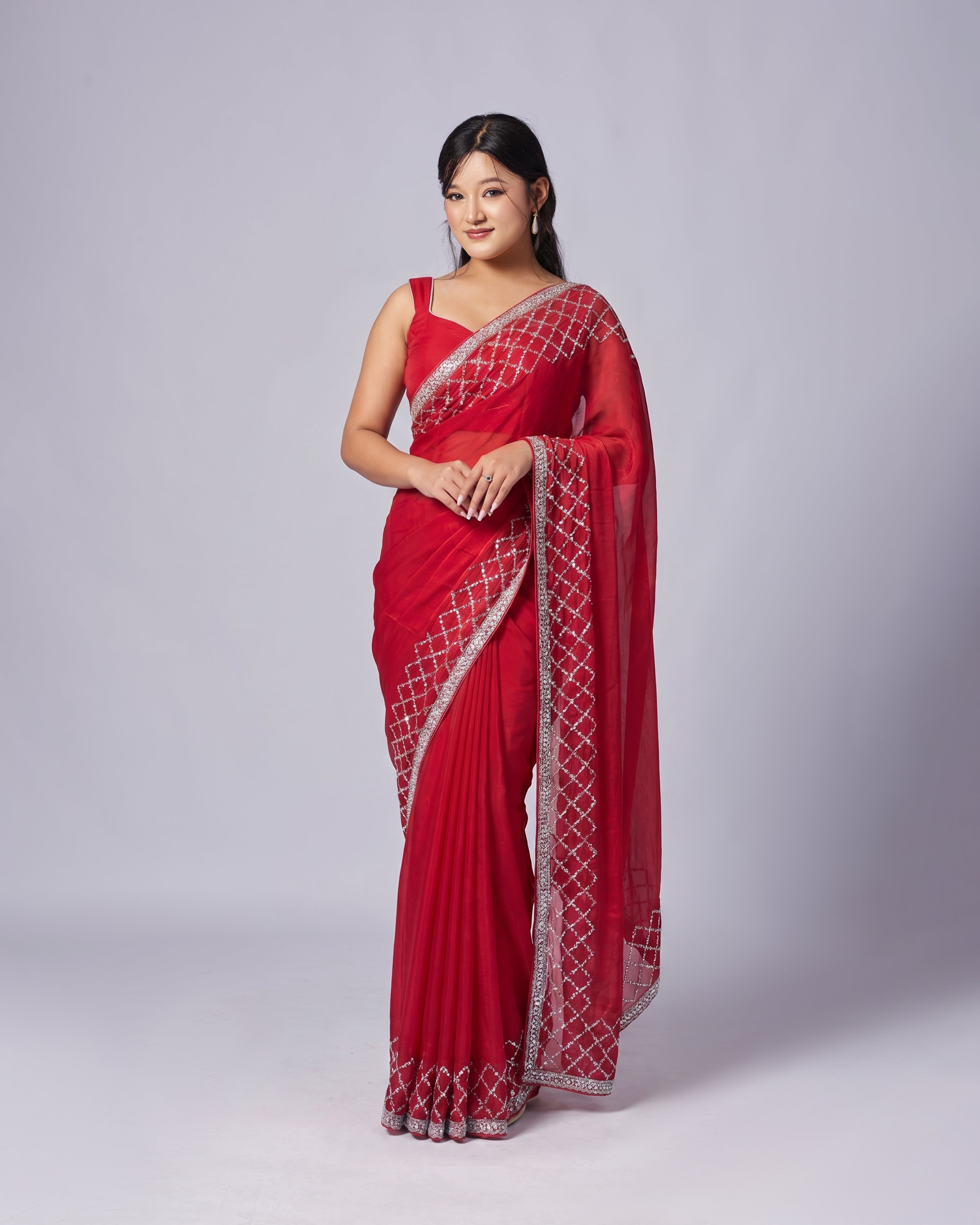 Premium Organza Saree for women
