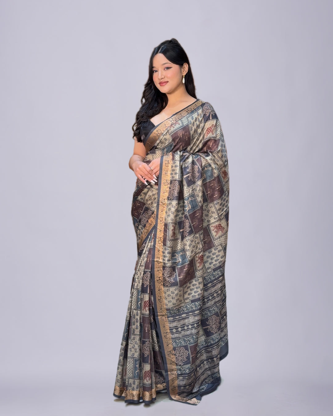 Vintage Aura – South Silk Saree