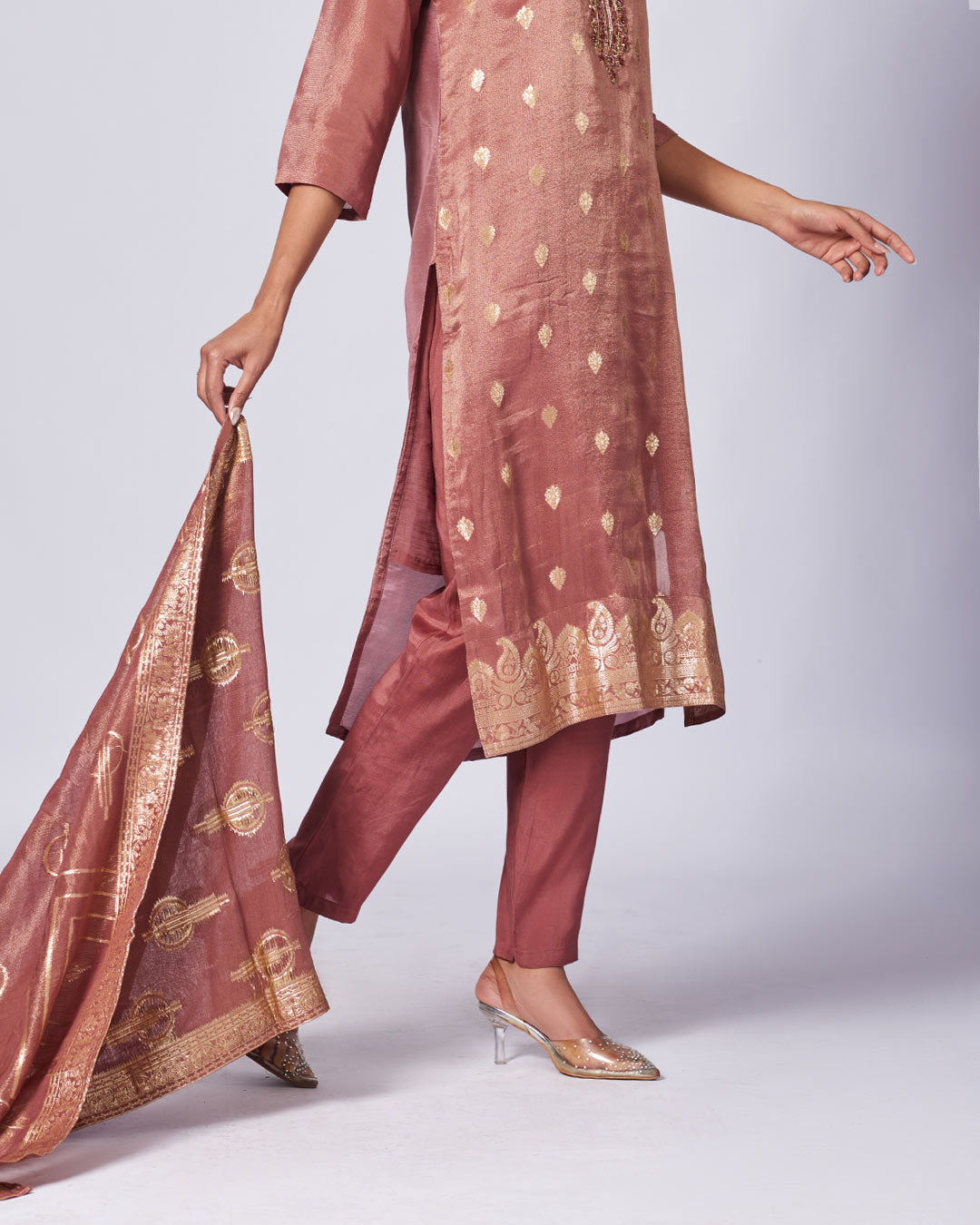 Rosewood Charm Kurthi Set 