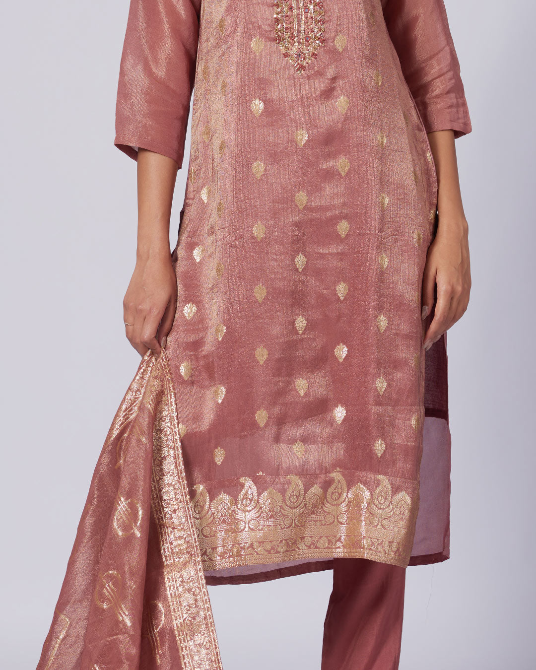 Rosewood Charm Kurthi Set 