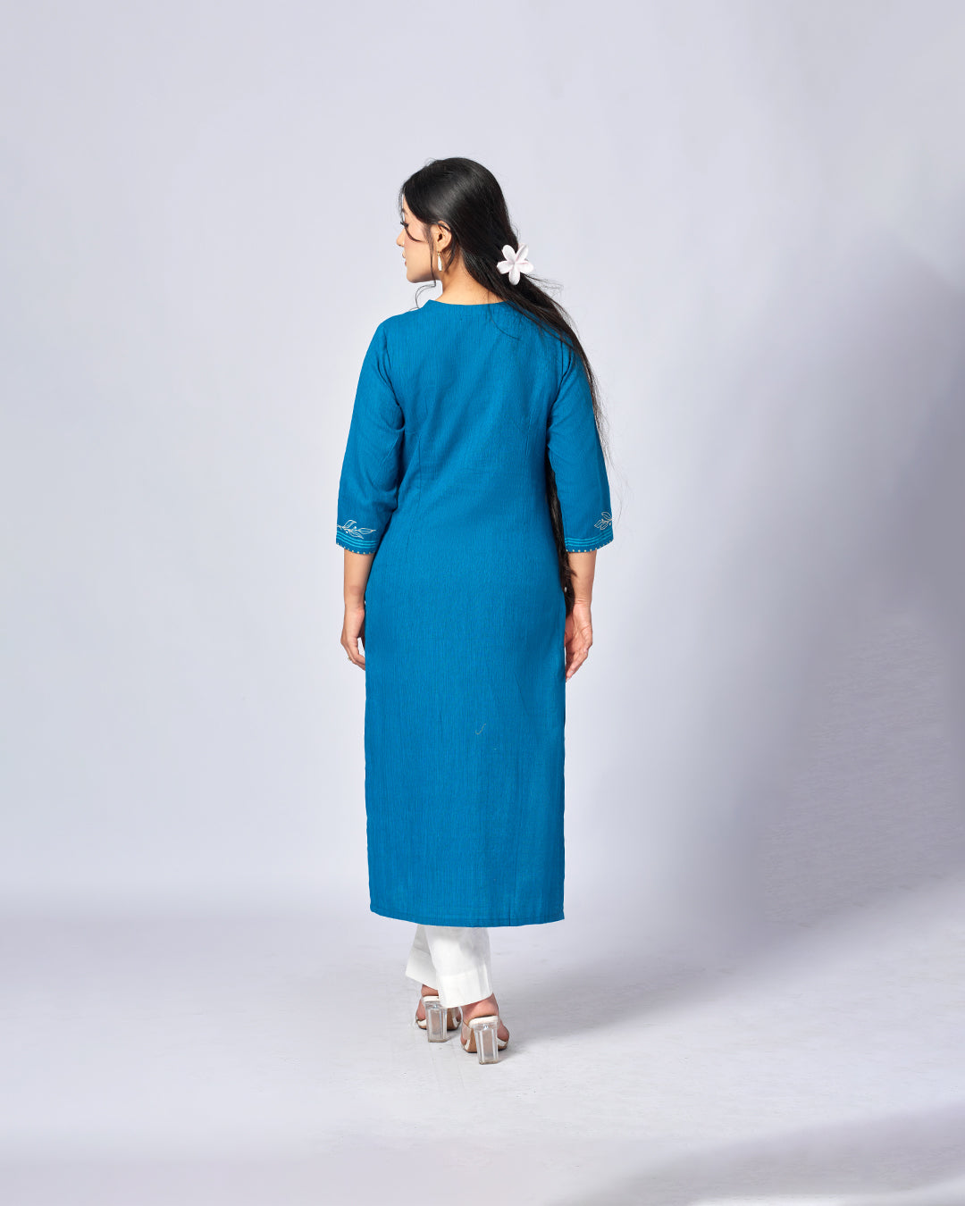 Blue Breeze Khadi Cotton Kurthi