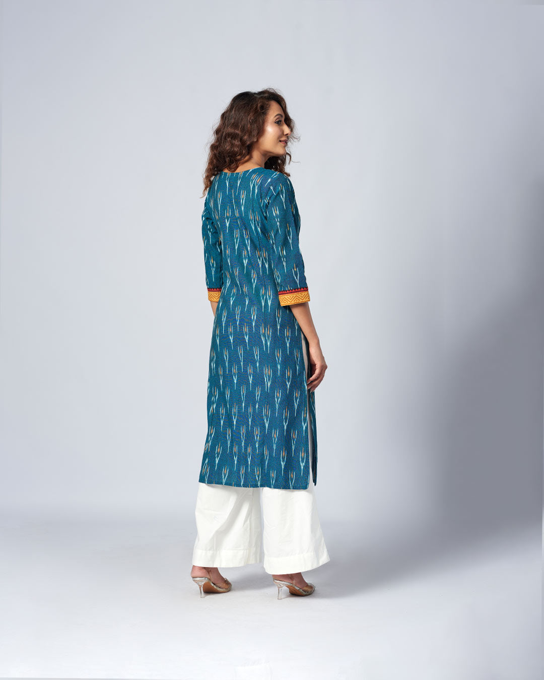 Ethnic Ikat Charm Kurthi