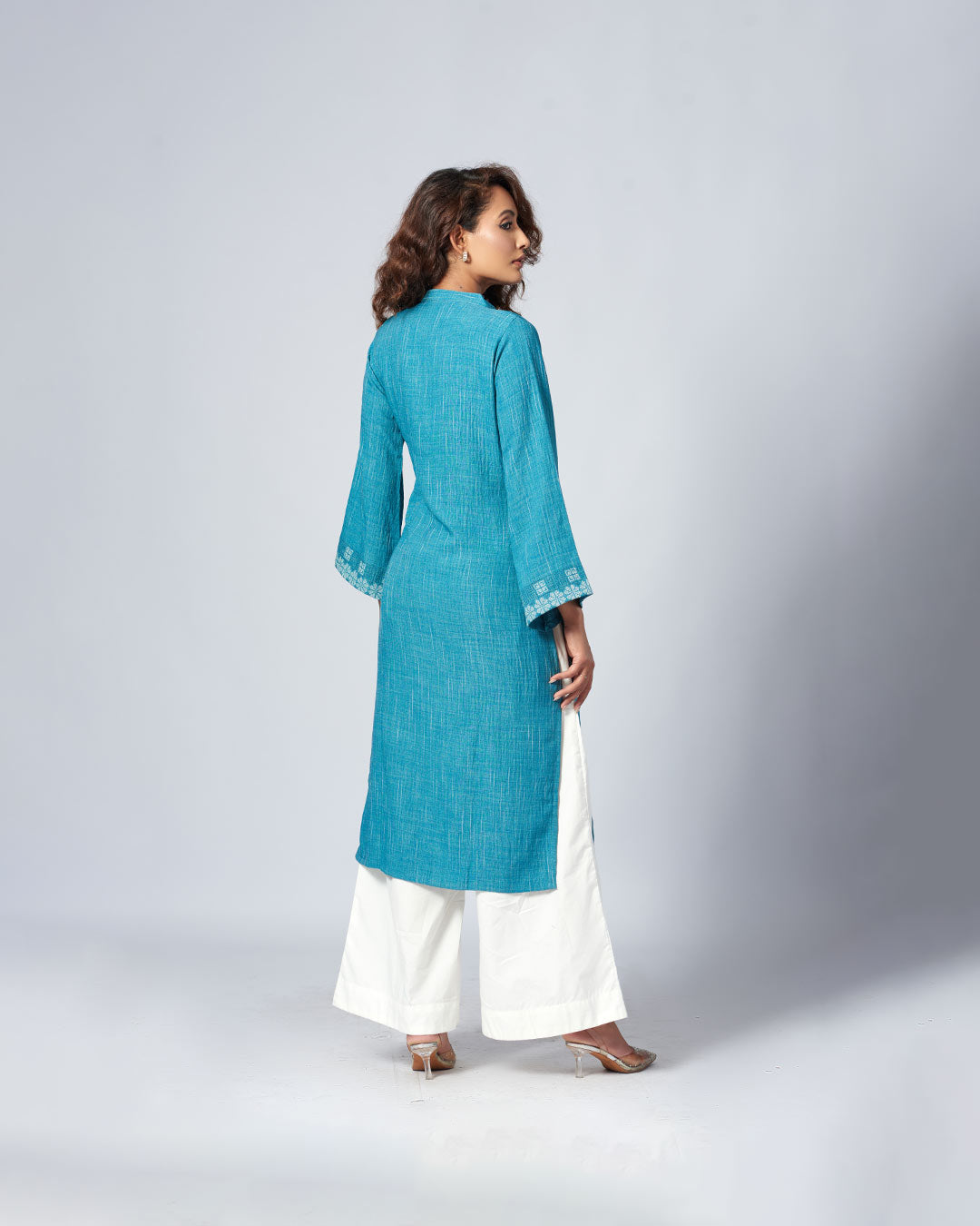 Teal Grace Kurthi