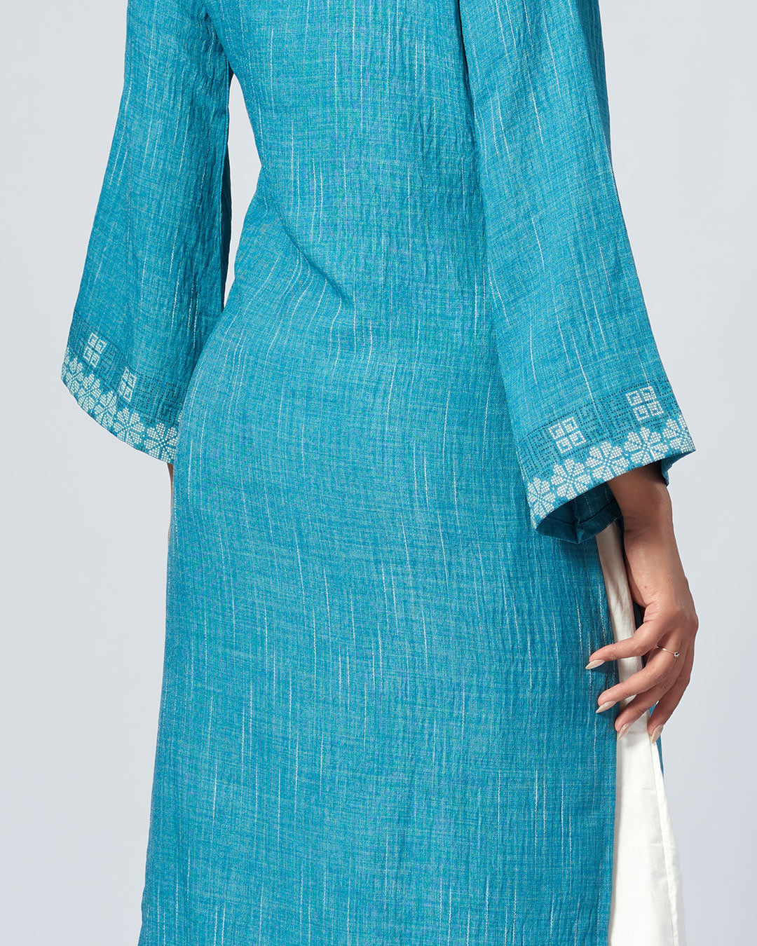 Teal Grace Kurthi