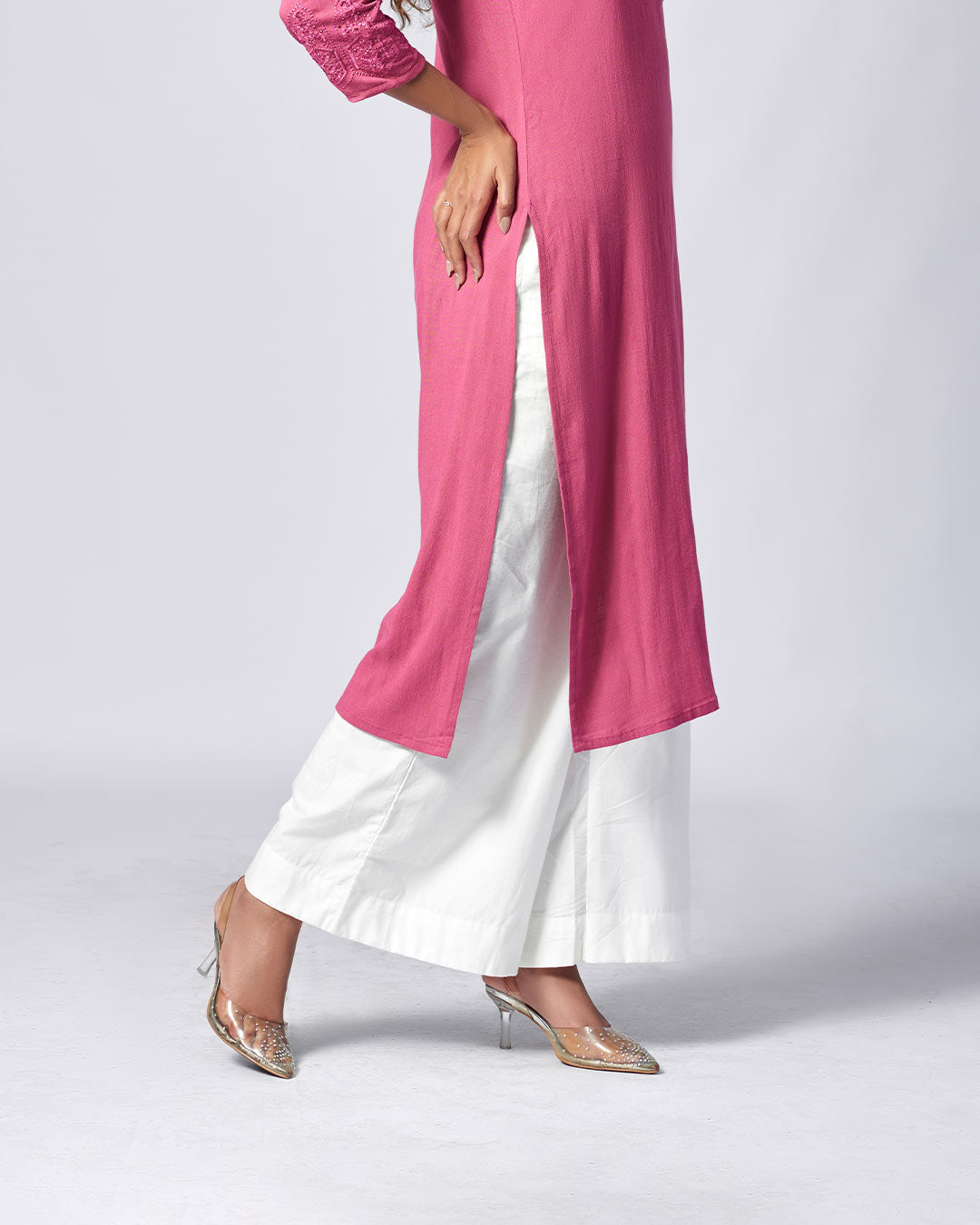 Pastel Pink Kurthi