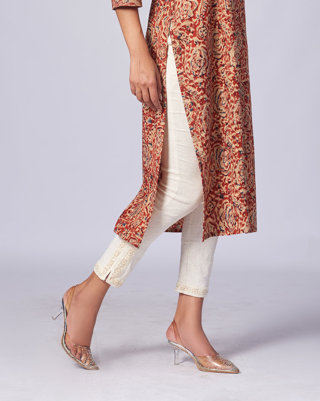 Rustica Bloom – Kalamkari Cotton Kurthi