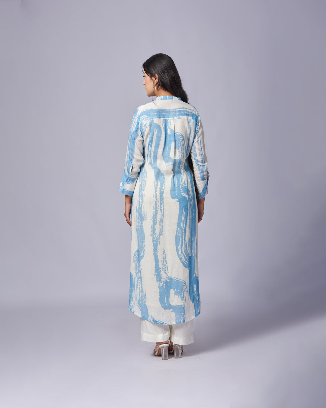 Indigo Drift – Khadi Cotton Co-ord Set