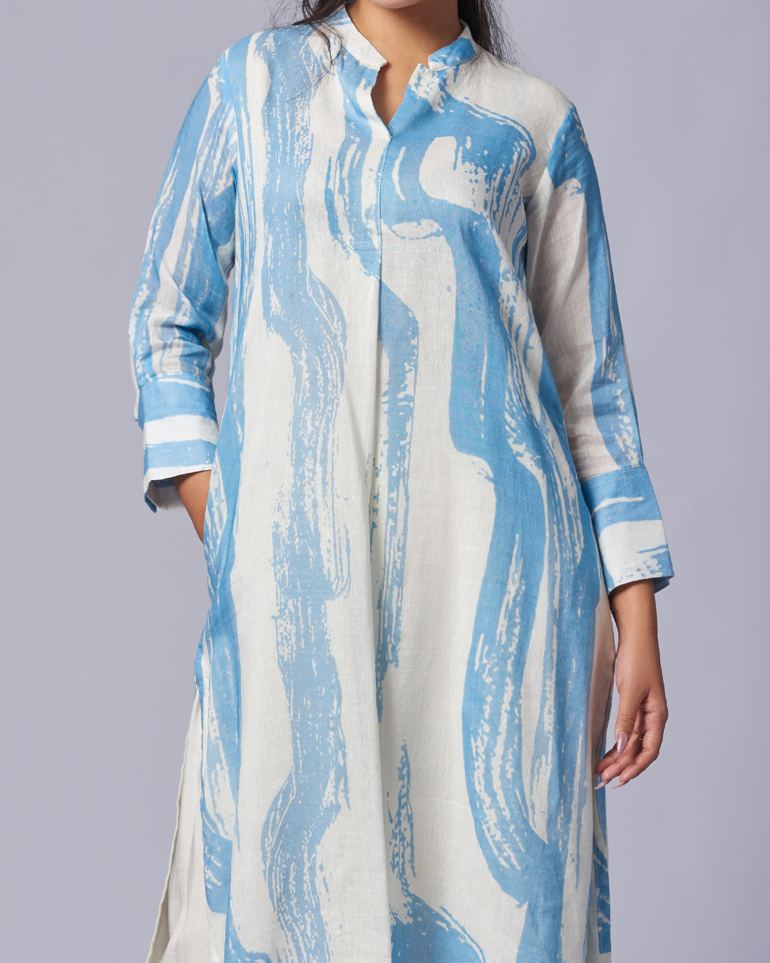 Indigo Drift – Khadi Cotton Co-ord Set
