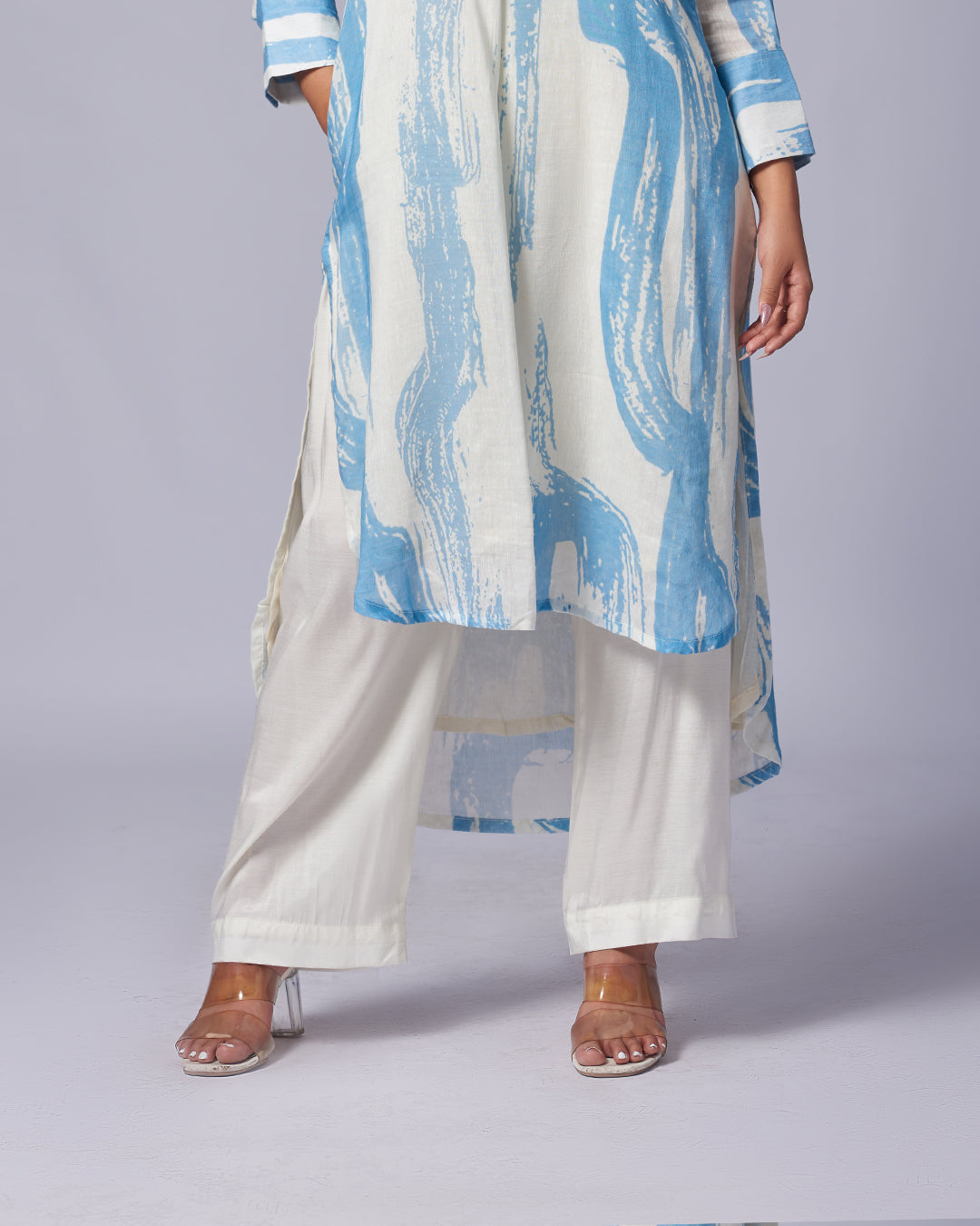 Indigo Drift – Khadi Cotton Co-ord Set