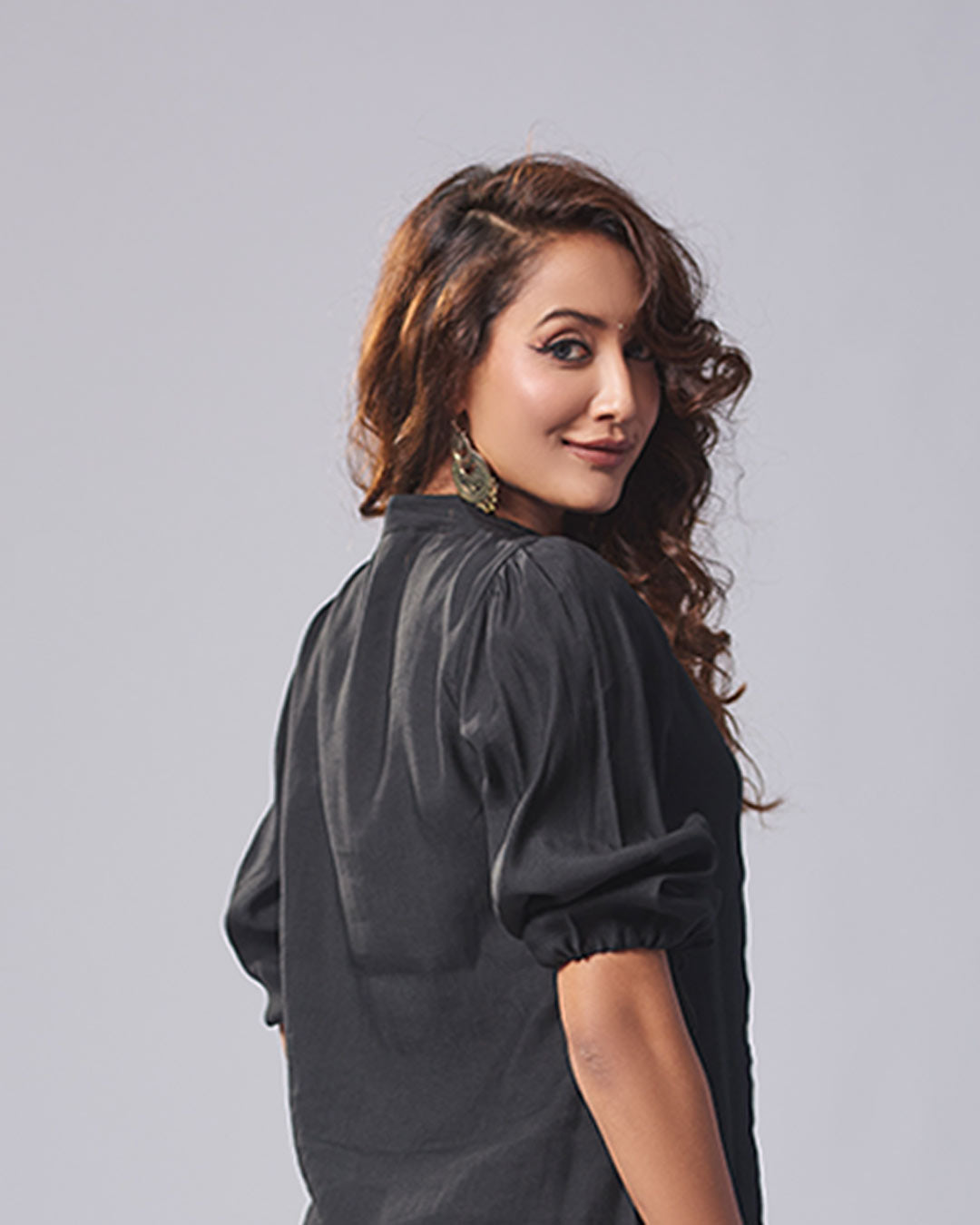 Noir Bloom Embroidered Co-ord Set