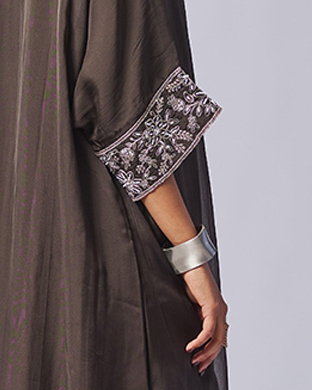 Cocoa Luxe Embroidered Kurthi with Pant 